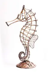 Helen Walsh, Hippocampus, 2020, unique copper