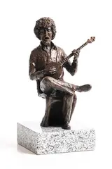 Luke Kelly by John Coll, bronze on granite base number 2 from an edition of 3, offered Nov 2020