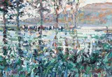 Arthur K. Maderson, River Blackwater, Evening Near Ballyduff