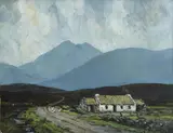 John Crampton Walker, A Kerry Cottage, 1939, oil on canvas