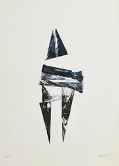 Lynn Chadwick British, Figure IV, 1966, limited edition lithograph - numbered 34 from an edition of 50