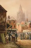Alexander Williams, The Old Sunday Morning Bird Market, Back of St. Patrick's Close, Dublin