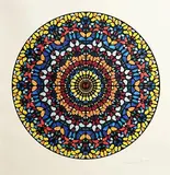 Damien Hirst British, Entreaty, 2013, limited edition silkscreen print with glitter- numbered 10 from an edition of 25 - published by Other Criteria, London