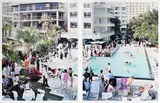Massimo Vitali Italian, Sagamore, 2002, offset lithographs in colours (2) - diptych - numbered 60 from an edition of 120 - aside from 20 artist's proofs