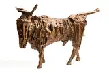 West Bull by John Behan, 2019, unique bronze, sold Oct 2020