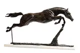 Siobhan Bulfin, Hurricane Fly, 2016, unique bronze on marble base