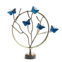 Butterfly Tree by Ray Delaney, 2020, unique bronze on granite base, sold Oct 2020