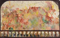 Charles Harper, Castigatory III, 1978, acrylic - ecoline watercolour