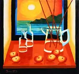 Graham Knuttel, Still Life and Sunset