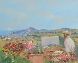 Liam Treacy, Artist in his Garden