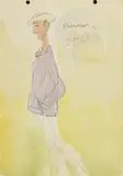 Runner F. Hodge by Jack Butler Yeats, watercolour, sold Sep 2020