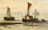 Thomas Rose Miles, Early Morning, Southend Sands, oil on canvas