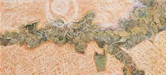 Pale Light by Gerard Dillon, collage and mixed media, sold Sep 2020