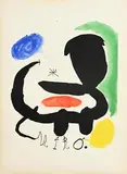 Joan Miro Spanish, Sala Pelaires, Palma de Majorca, (Mourlot 684)