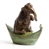 Olivia Musgrave, Elephant in the Room I, 2014, bronze - number 10 from an edition of 12