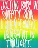 Eddie Peake, Sweat, 2016, limited edition lithograph - from an edition of 100