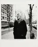 Samuel Beckett, Boulevard St Jacques, Paris by John Minihan, 1985, silver gelatin print - number 4 from an edition of 6, sold Sep 2020