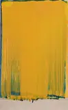 Ciarán Lennon, Yellow on Green on Blue Lens, alluminium