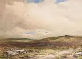 Wycliffe Egginton, A Long Road to Home, watercolour
