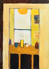 Cormac O'Leary, City Interior II, 2006, acrylic on paper