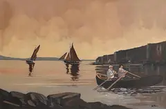 Calm Morning by Alex McKenna, oil on canvas, sold Sep 2020