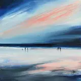 Paula McKinney, Evening Stroll by the Seashore