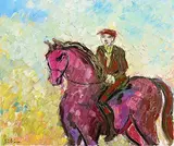 Declan O'Connor, Lone Ranger, oil on canvas