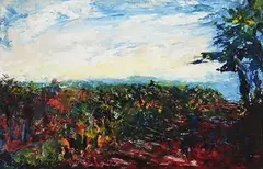Jack Butler Yeats, Early Morning, oil on panel