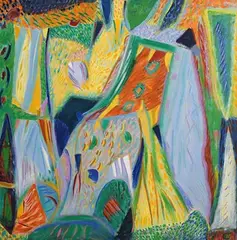 Tony O'Malley, The Garden of Orpheus (Summer), 1985, oil on board