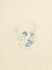 Louis le Brocquy, Study Towards an Image of W.B.Yeats (1982) (W658), watercolour and crayon