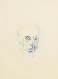 Study Towards an Image of W.B.Yeats (1982) (W658) by Louis le Brocquy, watercolour and crayon, sold Jul 2020