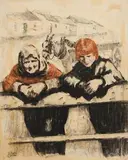 William Conor, Shawlie at the Gate