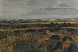 The Garry Bog, Portrush by Colin Middleton, 1958, oil on canvas, sold Jul 2020