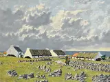 Ciaran Clear, Returning Home from the Market, Achill Island