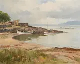 Maurice Canning Wilks, Low Tide, Rockport, Cushendun, Co. Antrim