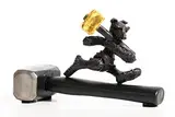 Patrick O'Reilly, Demolition Bear, unique bronze and golf leaf on lump hammer