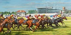 Roy Lyndsay, Royal Ascot at York, 2005, oil on canvas