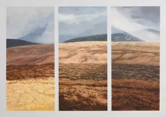 Wicklow Landscape by Trevor Geoghegan, oil on canvas, sold Jul 2020