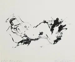 Tracey Emin British, I Kept Thinking of You, polymer gravure on 300g Somerset paper - numbered 3 from an edition of 50