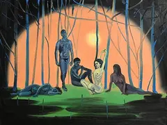 Daniel Coombs, The Insiders (Small), 2008, oil on canvas