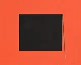 Cecil King, Red and Black Painting I, 1984, oil on paper