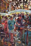 Arthur K. Maderson, Market Day Le Vigan, Garde France