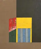Colin Corkey, Island Retreat, mixed media on board