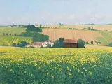 Brett McEntaggart, Summer Fields, France, 2004, oil on canvas