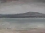 Peter Pearson, Evening, Dublin Bay, oil on canvas