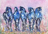 Declan O'Connor, Áit Chruinnithe (Meeting Place), oil on canvas