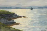 William Percy French, Boat in Seascape