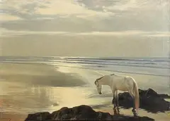 Patrick Hennessy, The Evening Tide, oil on canvas