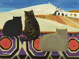 The Vantage Point by Mary Fedden Ra British, 2003, oil on canvas, offered Jun 2020