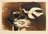 Georges Braque, Bird Returning to It's Nest, c.1956, limited edition lithograph - numbered 9 from edition of 400